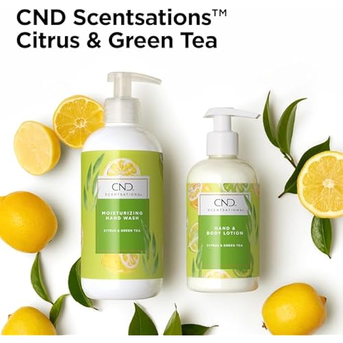 CND SCENTSATIONS CITRUS & GREEN TEA HAND WASH, 13.2 FL. OZ. - Image 4